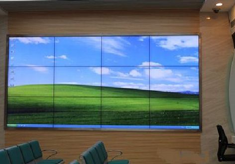 白河液晶拼接屏的另类用法。